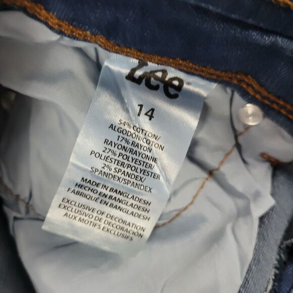 Lee x-treme comfort jeans slim 14 womens 2632 denim blue 28x30 nwt - Picture 11 of 12